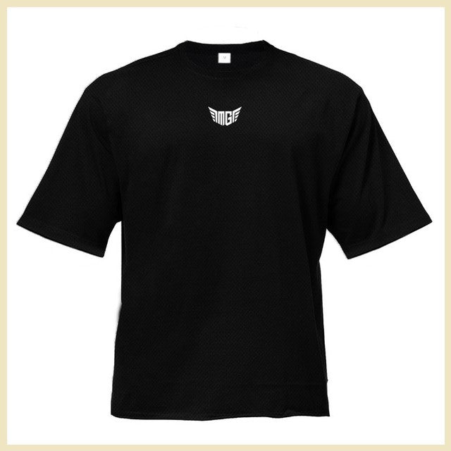 Men’s Oversized Drop Shoulder T-Shirt – Moisture-Wicking Casual Tee