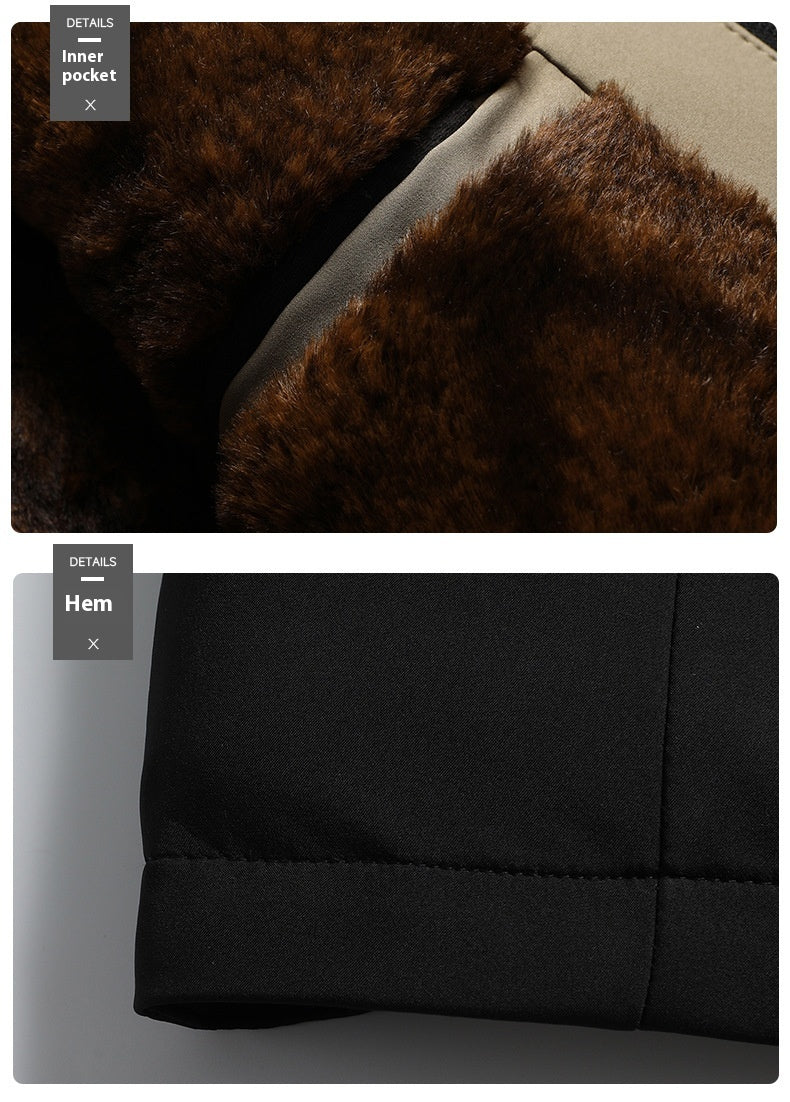 Men’s Fleece-Lined Winter Jacket – Warm, Lightweight & Casual Outerwear