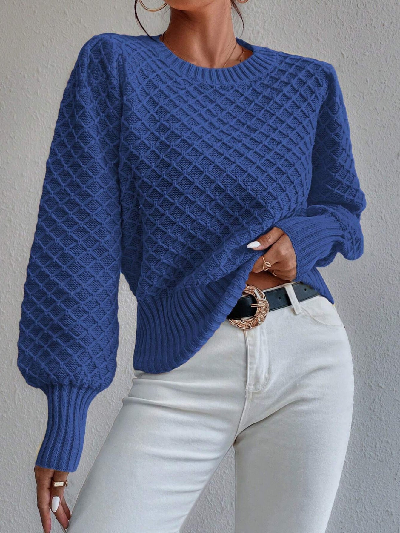 Women’s Phoenix Velvet Pullover – Round Neck Long Sleeve Sweater