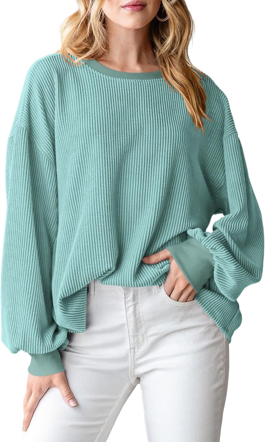 Women’s Textured Loose Casual Sweater