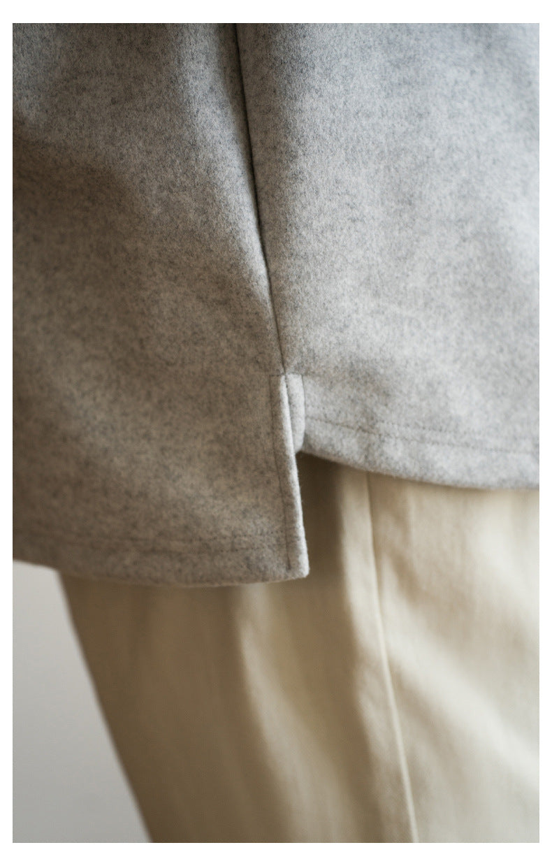 Men’s Half-Zip Pullover Sweater – Lightweight Lapel Top for Spring & Autumn