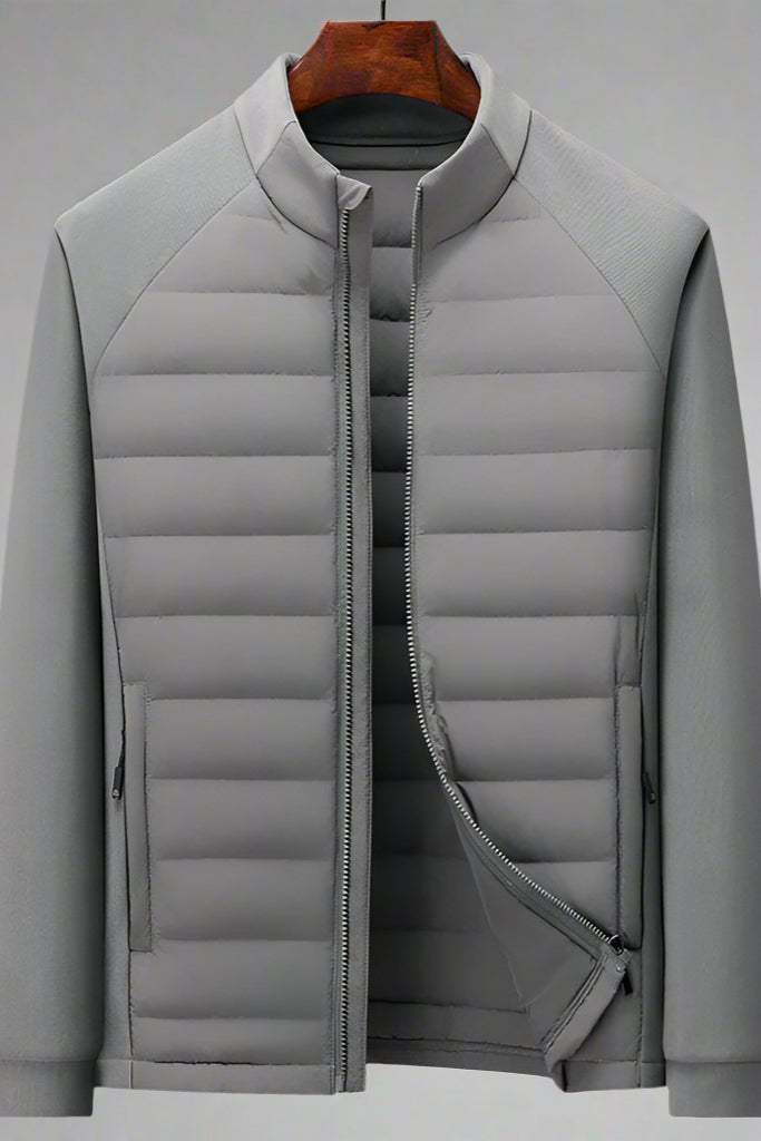 Lightweight Stand Collar Puffer Jacket – Warm & Stylish Everyday Outerwear