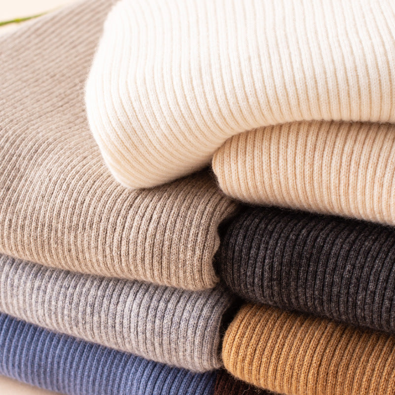 Women’s Winter Turtleneck Woolen Sweater – Thickened Slim Fit Base Layer