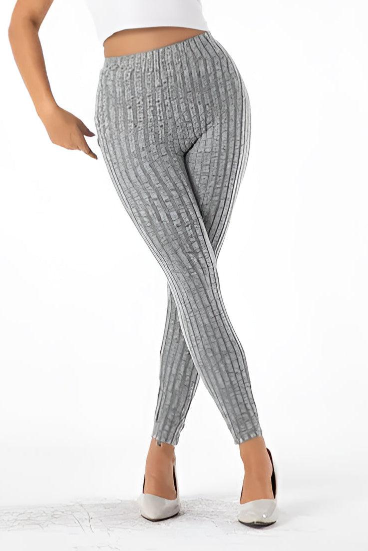 High-Waist Ribbed Leggings – Cozy & Stylish