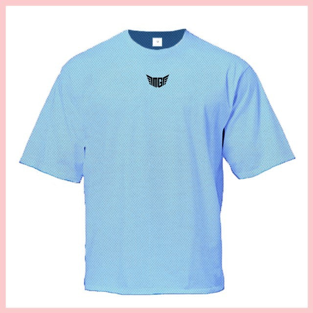 Men’s Oversized Drop Shoulder T-Shirt – Moisture-Wicking Casual Tee