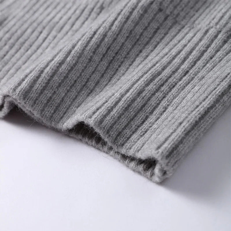 Women’s Casual Zip-Up Knit Sweater