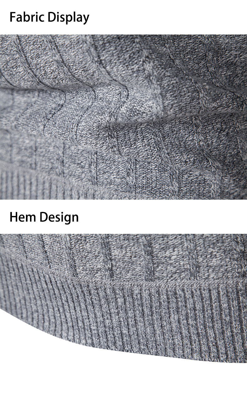 Half-Zip Stand Collar Fleece Pullover – Casual Warmth for Everyday Comfort