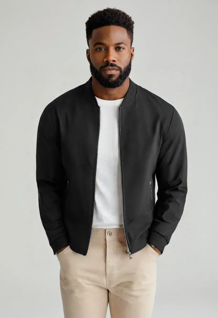 Men’s Urban Style Fleece-Lined Wool Jacket – Warm & Stylish for Midlife Comfort