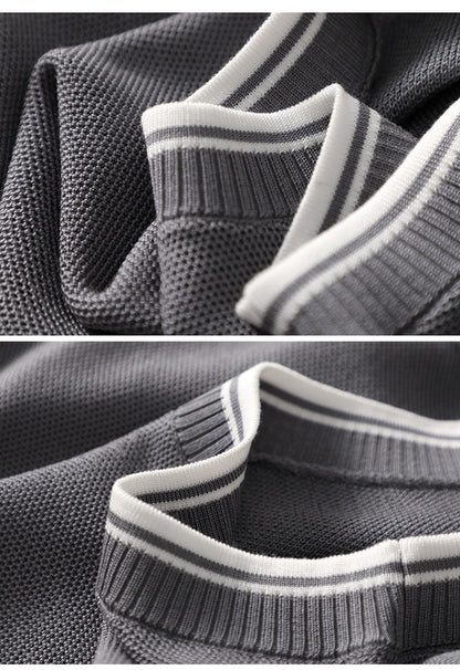 Men’s Mulberry Silk Wool T-Shirt – Lightweight Short Sleeve Luxury Tee