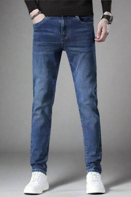 Men’s Summer Stretch Jeans – Lightweight & Breathable Fit