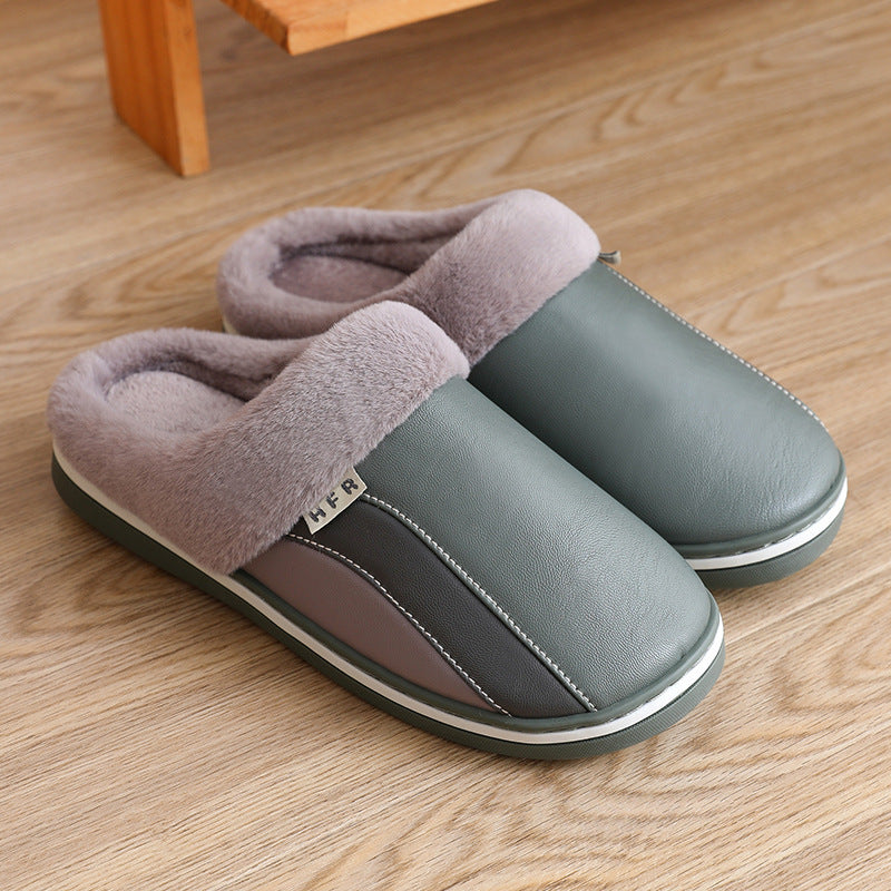 Women’s Plush Winter Indoor Slippers – Waterproof, Non-Slip & Cozy