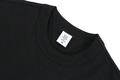 Men’s Classic Triangle Patch Tee – Heavyweight Loose-Fit T-Shirt