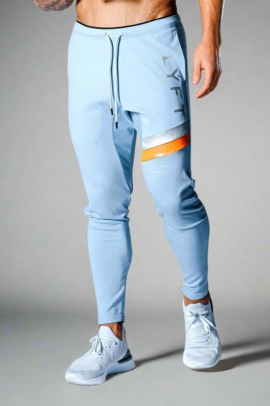 Men’s Cotton Running Pants – Slim Fit Athletic Training Trousers
