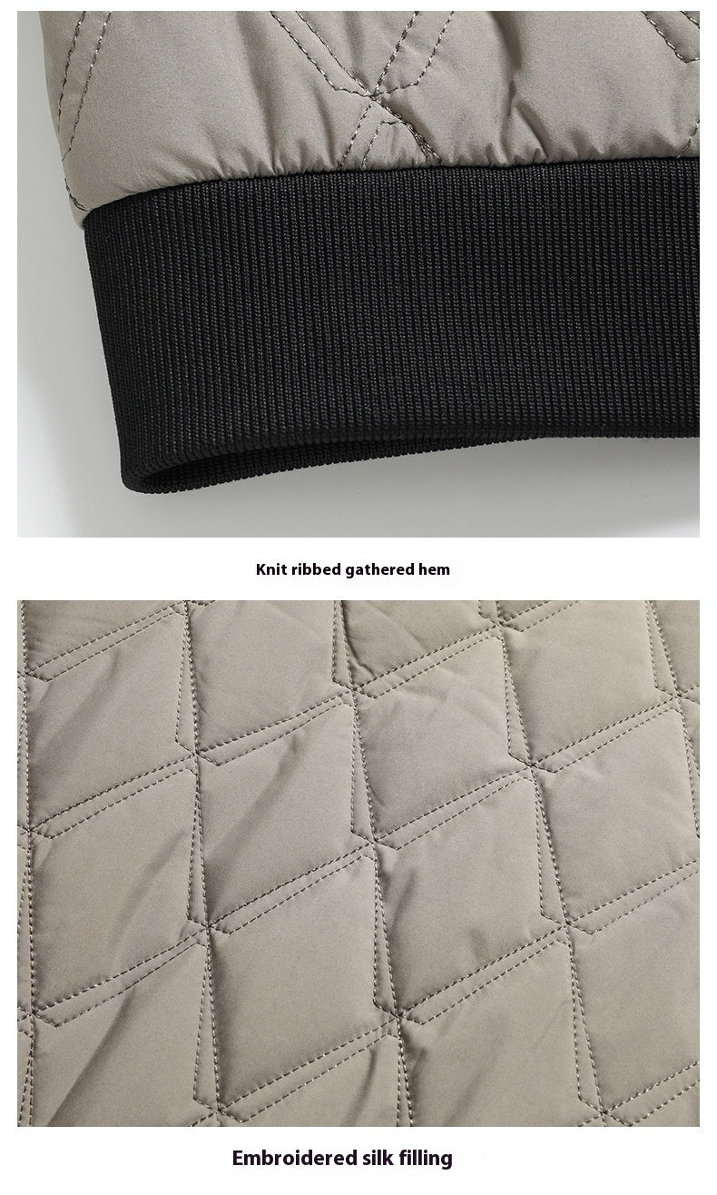 Men’s Winter Hooded Jacket – Thickened Warm Zipper Coat