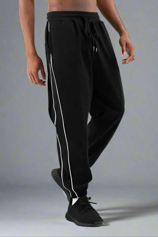 Men’s Tapered Fitness Joggers – Loose-Fit Sports & Training Pants