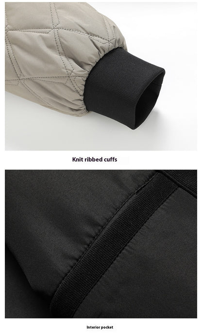 Men’s Winter Hooded Jacket – Thickened Warm Zipper Coat