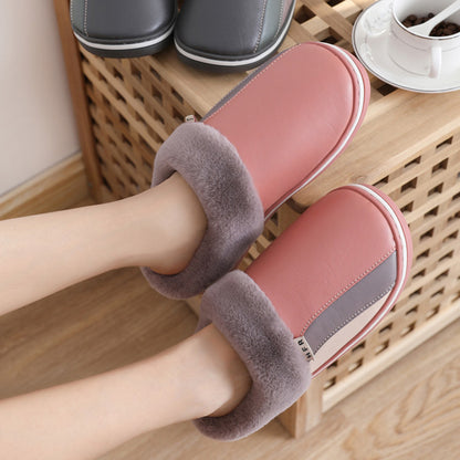 Women’s Plush Winter Indoor Slippers – Waterproof, Non-Slip & Cozy