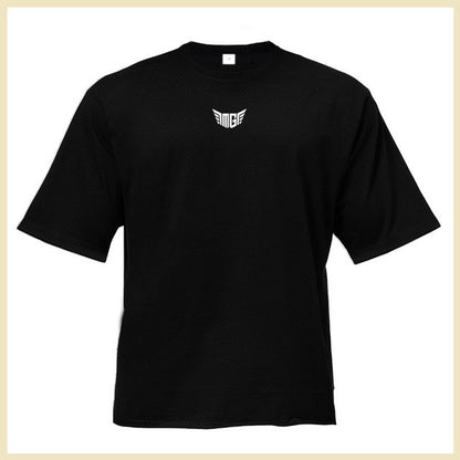 Men’s Oversized Drop Shoulder T-Shirt – Moisture-Wicking Casual Tee