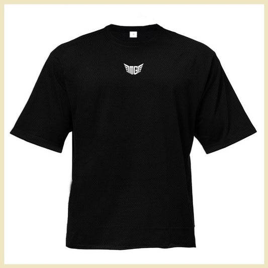 Men’s Oversized Drop Shoulder T-Shirt – Moisture-Wicking Casual Tee