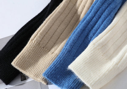 Men’s Casual Cable Knit Sweater – Solid Color Pullover