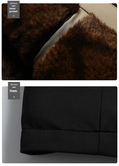 Men’s Fleece-Lined Winter Jacket – Warm, Lightweight & Casual Outerwear