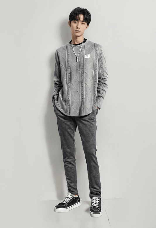 Knitted Pullover – Casual & Retro Long-Sleeve Sweater