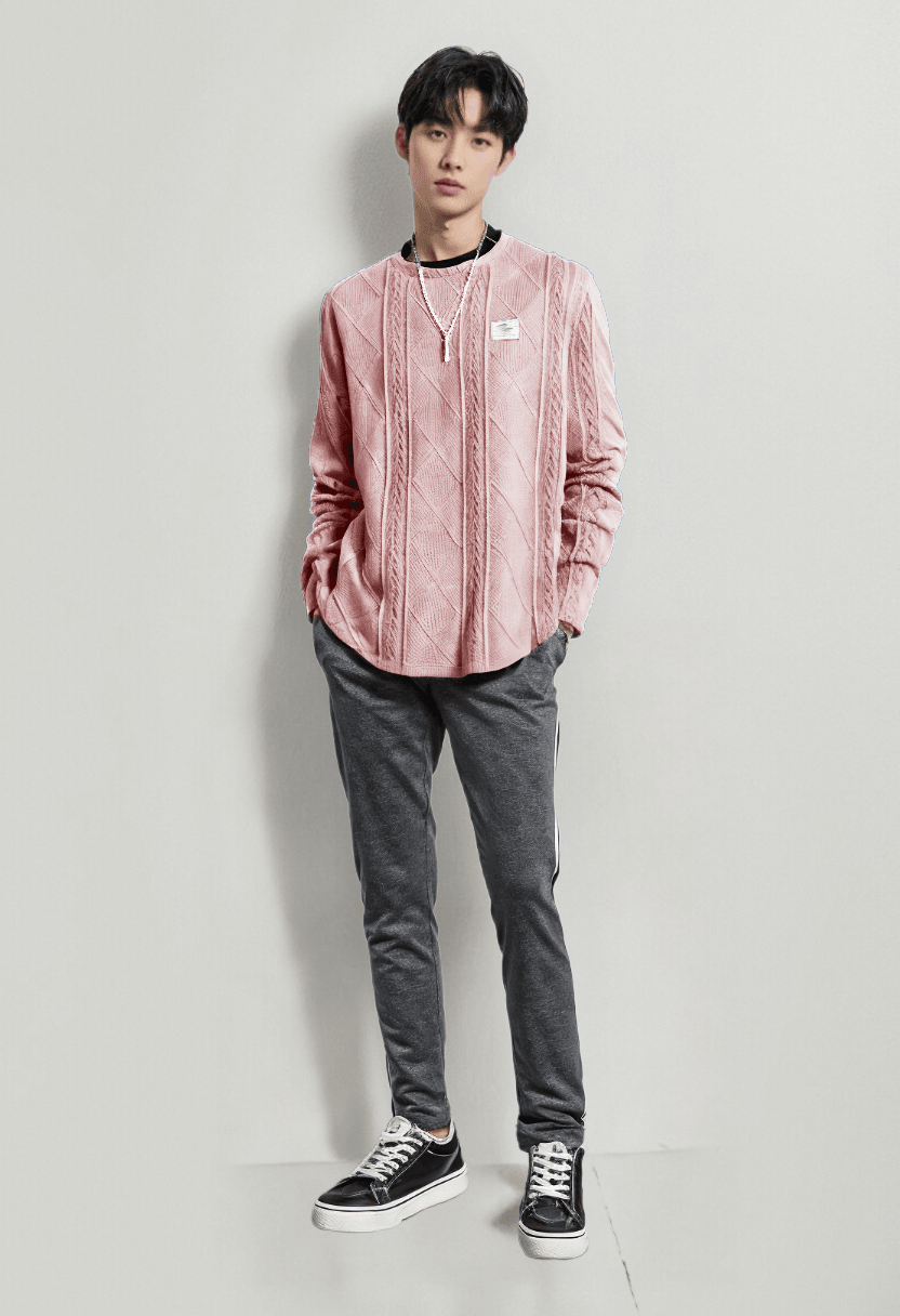 Knitted Pullover – Casual & Retro Long-Sleeve Sweater