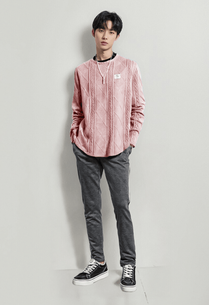 Knitted Pullover – Casual & Retro Long-Sleeve Sweater