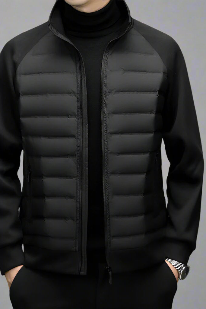 Lightweight Stand Collar Puffer Jacket – Warm & Stylish Everyday Outerwear