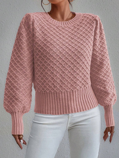 Women’s Phoenix Velvet Pullover – Round Neck Long Sleeve Sweater