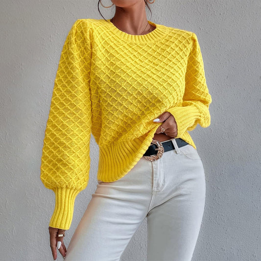 Women’s Phoenix Velvet Pullover – Round Neck Long Sleeve Sweater