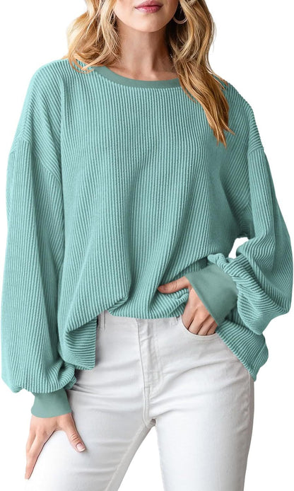 Women’s Textured Loose Casual Sweater