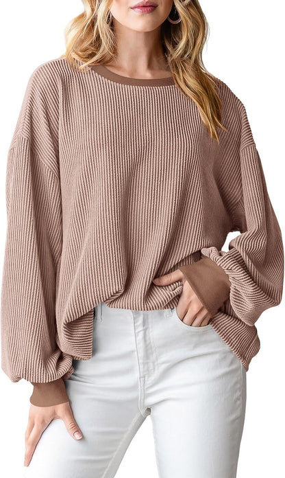 Women’s Textured Loose Casual Sweater