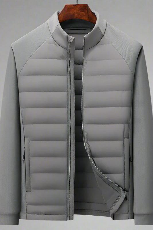 Lightweight Stand Collar Puffer Jacket – Warm & Stylish Everyday Outerwear