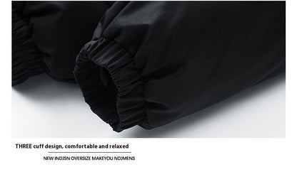 Men’s Puffer Jacket – Stand Collar Cotton-Filled Winter Coat