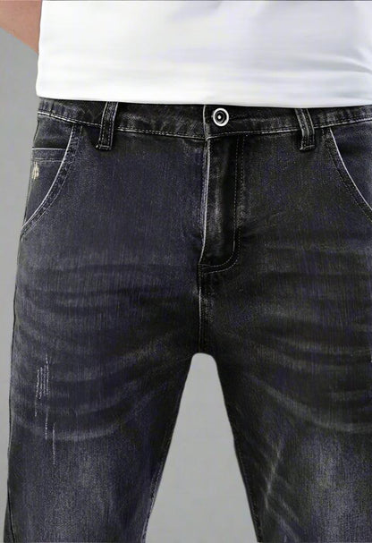 Men’s Summer Stretch Jeans – Lightweight & Breathable Fit