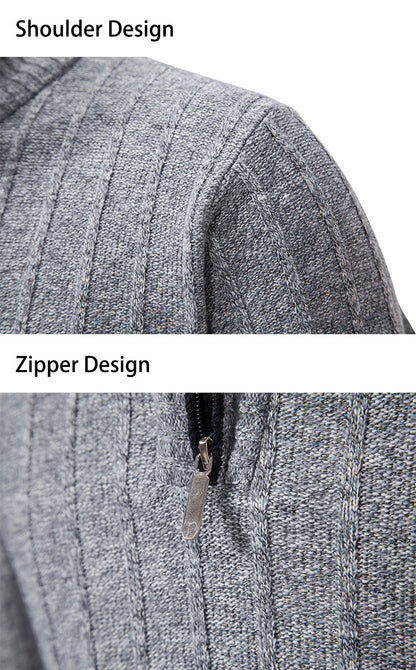 Half-Zip Stand Collar Fleece Pullover – Casual Warmth for Everyday Comfort