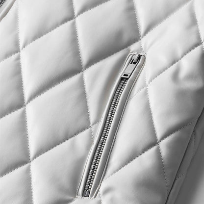 Thick PU Leather Jacket for Men – Fleece-Lined Casual Winter Coat