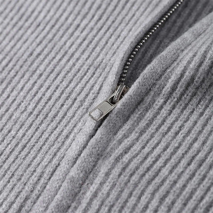Women’s Casual Zip-Up Knit Sweater