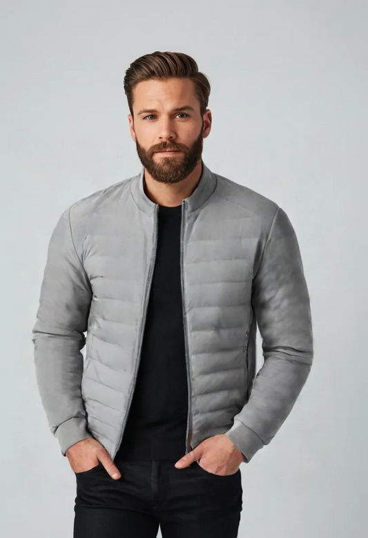 Lightweight Stand Collar Puffer Jacket – Warm & Stylish Everyday Outerwear