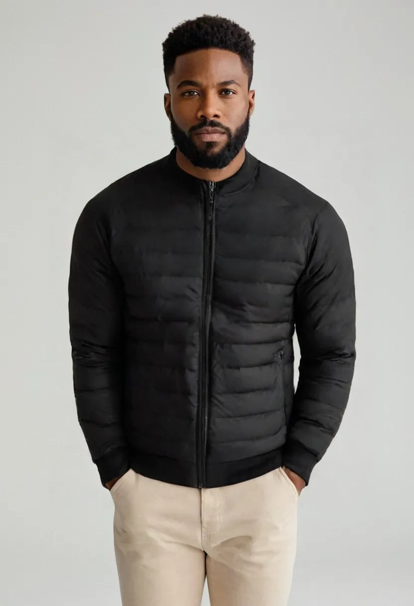 Lightweight Stand Collar Puffer Jacket – Warm & Stylish Everyday Outerwear
