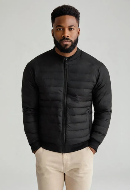 Lightweight Stand Collar Puffer Jacket – Warm & Stylish Everyday Outerwear