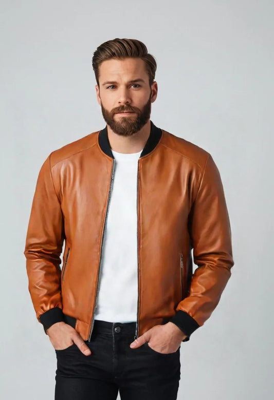 Men’s Plus Size Double-Breasted Jacket – Casual Street Style
