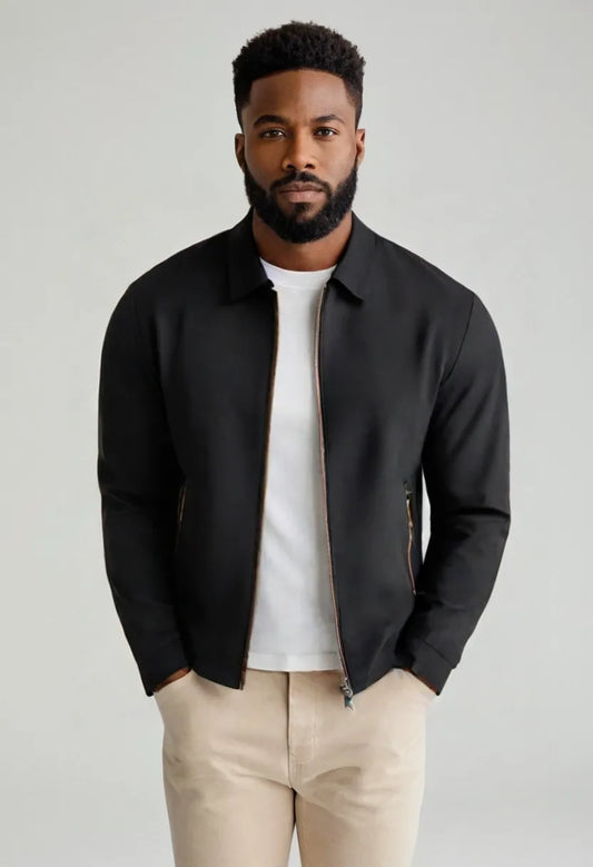 Men’s Fleece-Lined Winter Jacket – Warm, Lightweight & Casual Outerwear