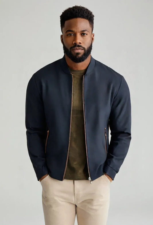 Men’s Fleece-Lined Winter Jacket – Warm, Lightweight & Casual Outerwear