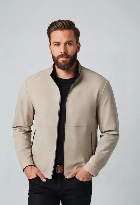 Men’s Lightweight Jacket – Casual Spring/Fall Outerwear