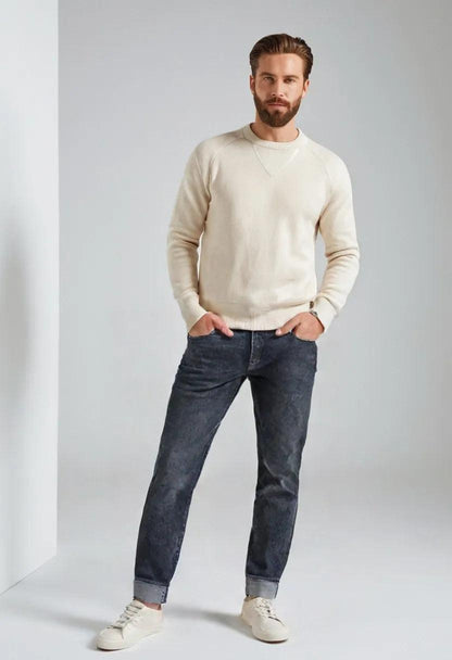 Men’s Summer Stretch Jeans – Lightweight & Breathable Fit