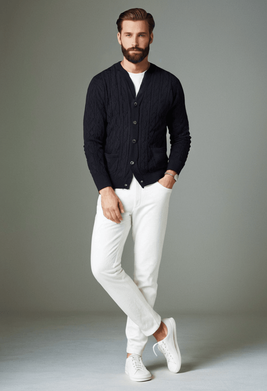 Knitted Cardigan – Stylish & Warm Cotton Sweater