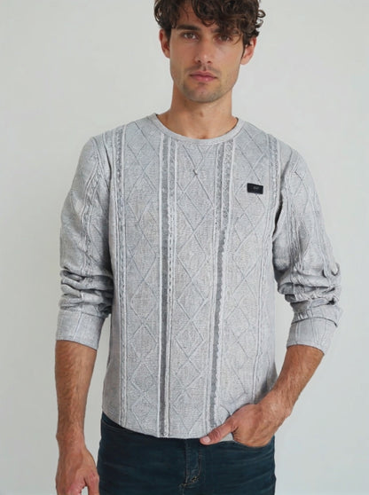 Knitted Pullover – Casual & Retro Long-Sleeve Sweater