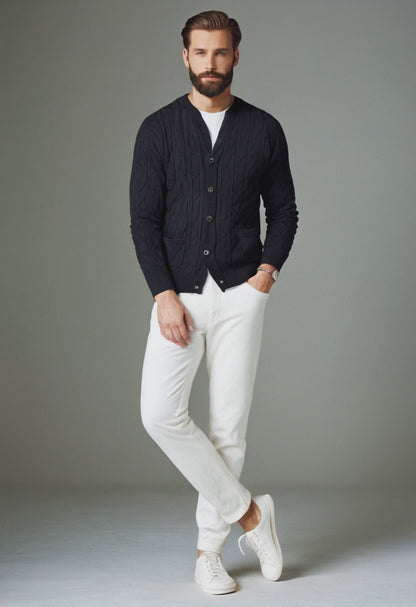 Knitted Cardigan – Stylish & Warm Cotton Sweater